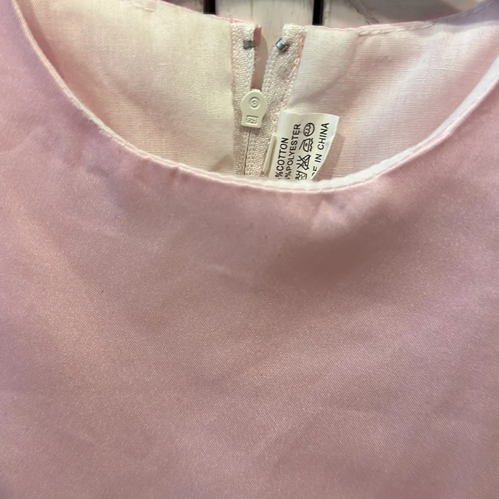 Baby Girl Floral Pink Formal Dress - Picture 4 of 5